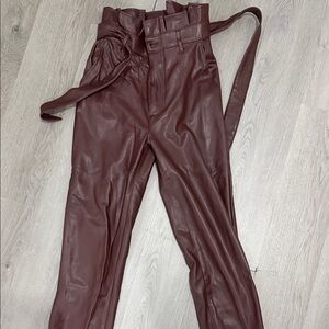 Abercrombie & Fitch Chocolate Brown Straight Leg Pants
